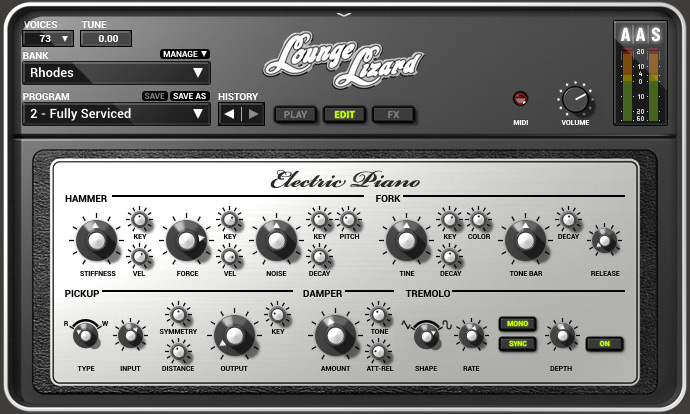 AAS Applied Acoustics Systems Lounge Lizard EP-4
