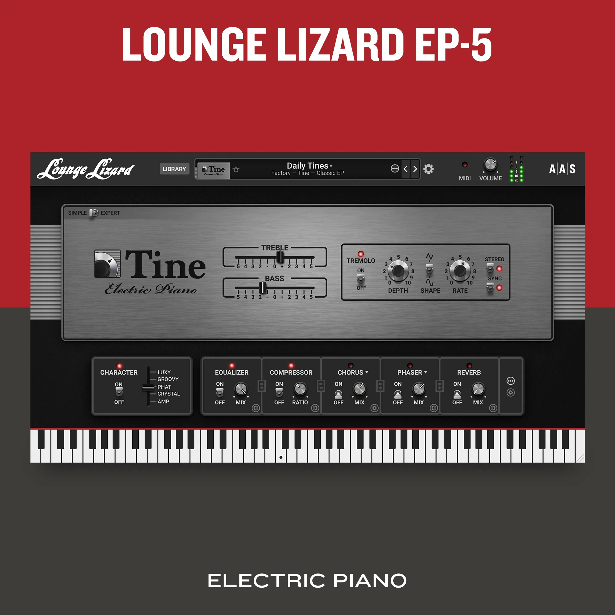 AAS Applied Acoustics Systems Lounge Lizard EP-5 & 3 Packs