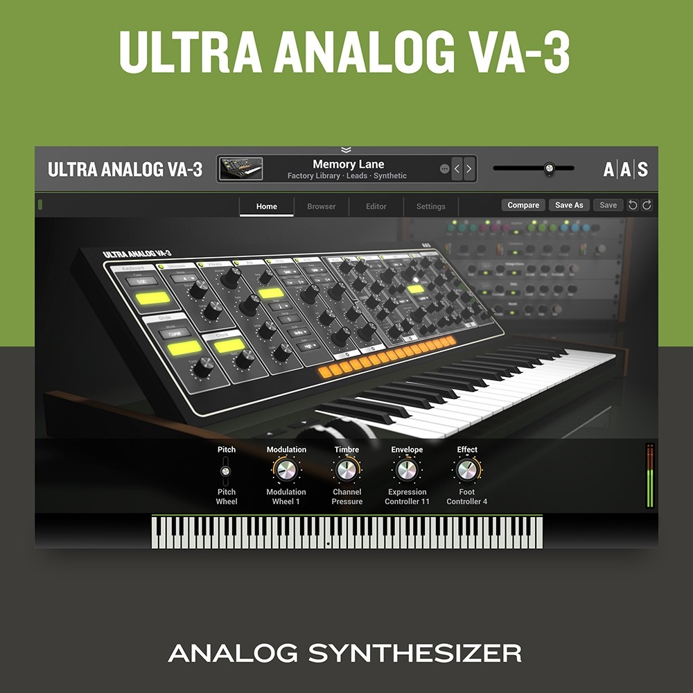 AAS Applied Acoustics Systems Ultra Analog VA-3 & 15  Sound Packs  (Full Version