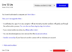 Ableton Live 12/11/10 Lite