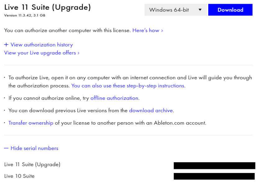 Ableton Live 11 Suite (Upgraded from 10)