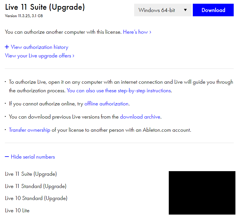 Ableton Live 11 Suite (Upgrade)