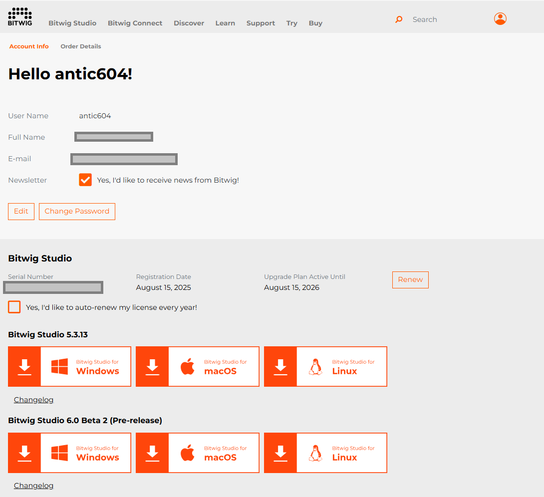 Bitwig Bitwig Studio 6.x