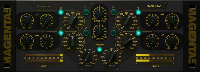 Acustica Audio Magenta 5 (Manley Vari-mu, eq, Voxbox etc. emu)