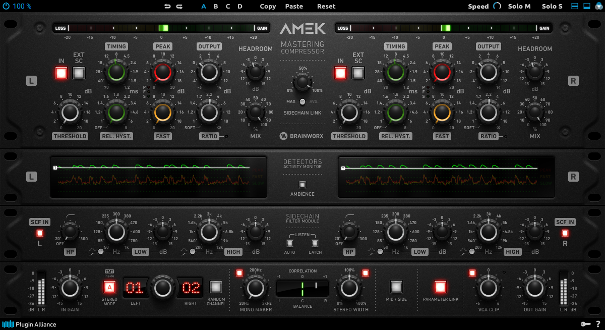 Plugin Alliance AMEK Mastering Compressor