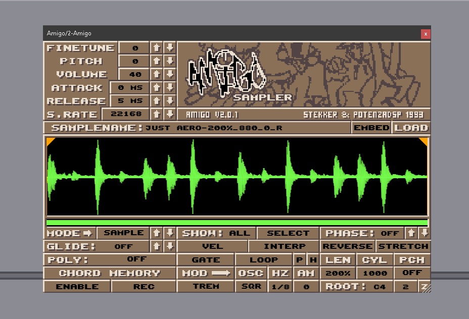 Potenza DSP Amigo Sampler