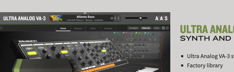AAS Applied Acoustics Systems ultra ANALog va-3
