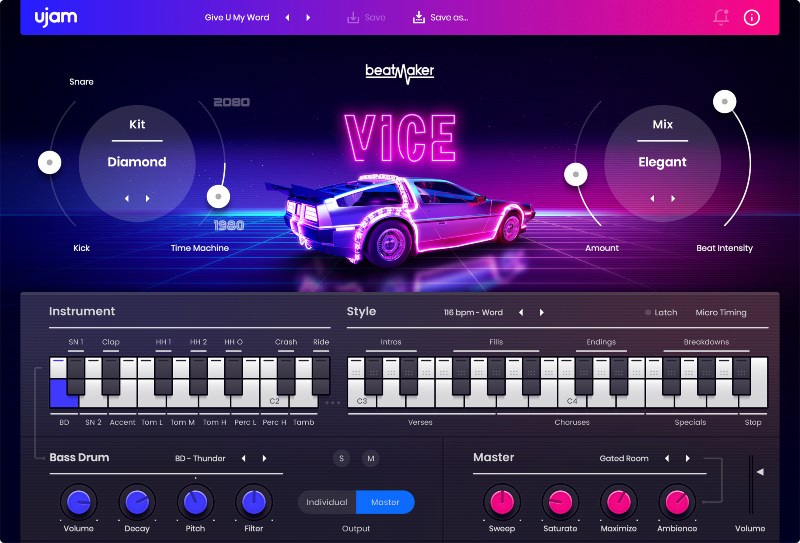Ujam Vice Drums