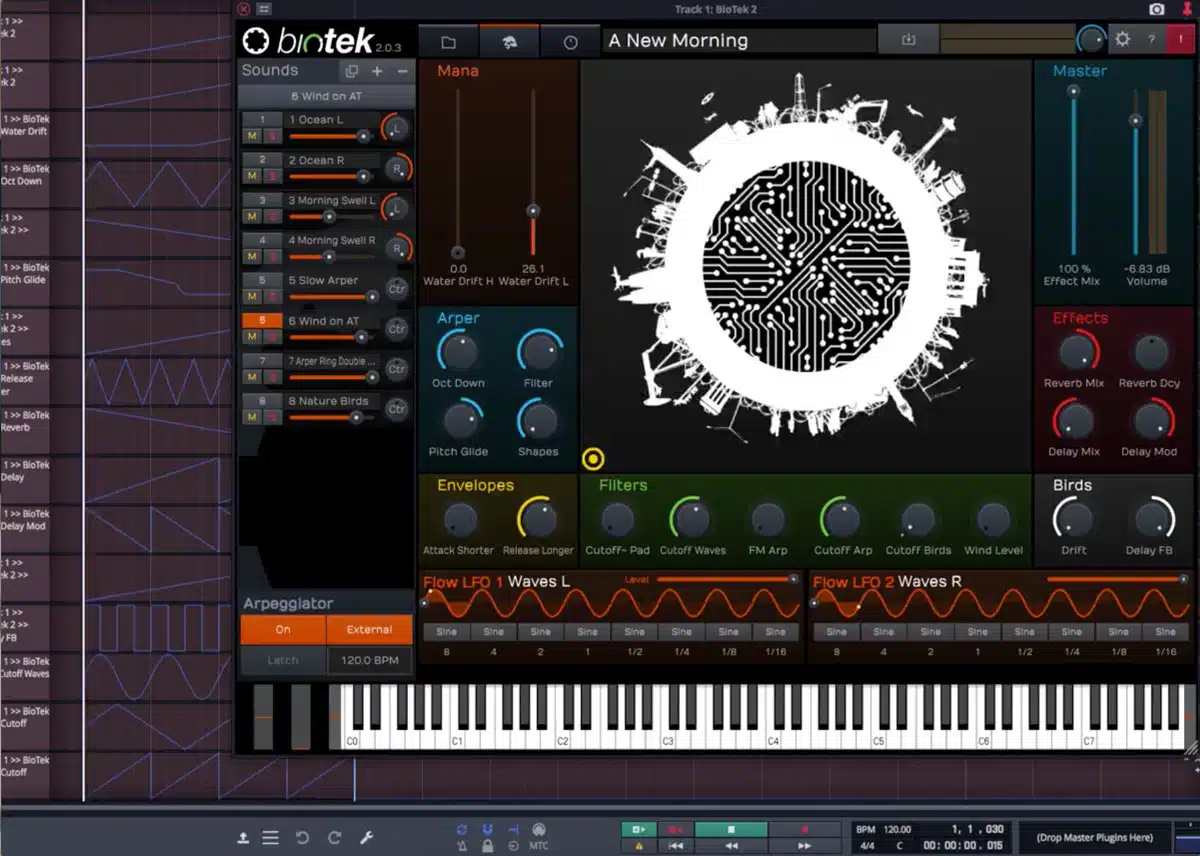 Tracktion Biotek2 + Chop Suey + Love +F'em synth  and more