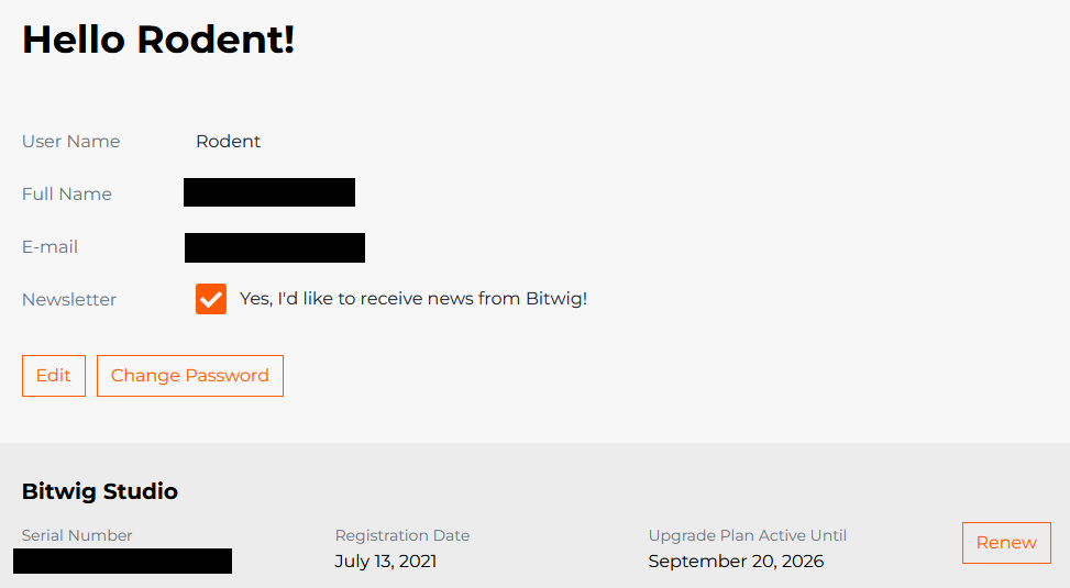 Bitwig Bitwig Studio (with an active upgrade plan)