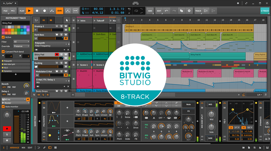 Bitwig 8 Track DAW