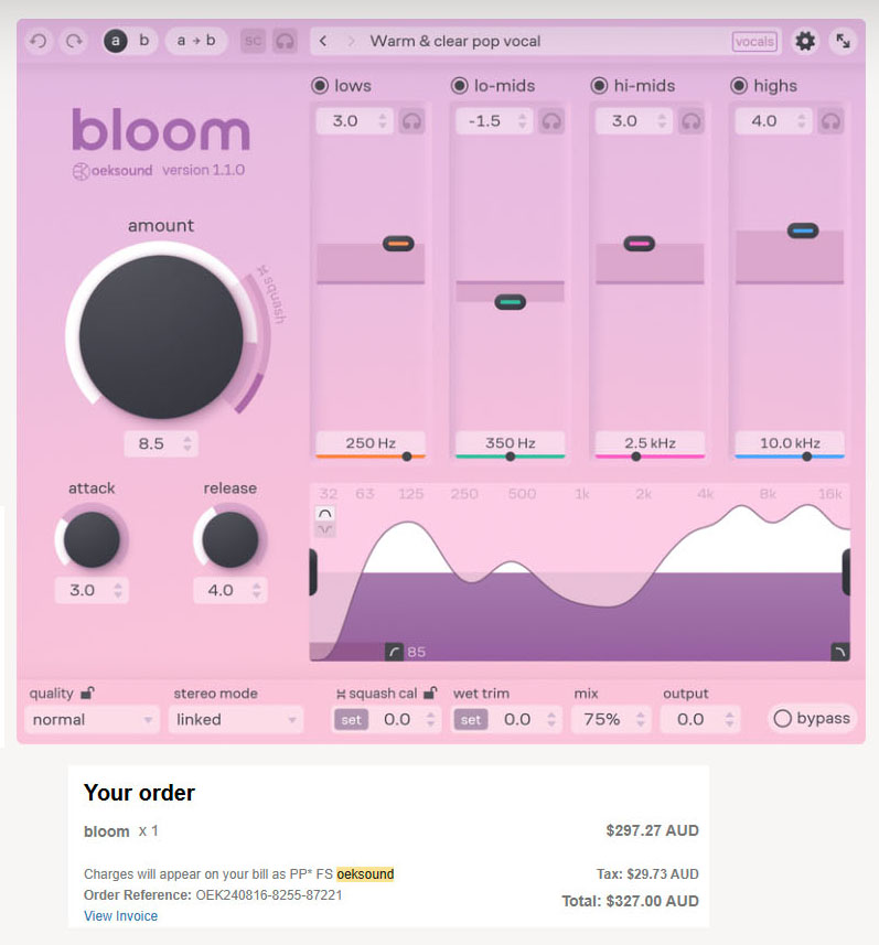 Oeksound bloom