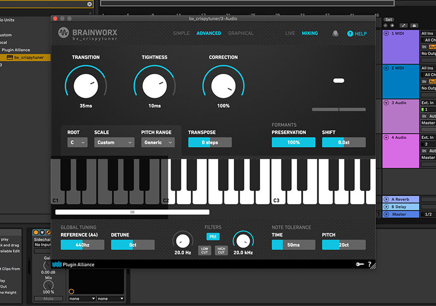 Plugin Alliance Brainworx bx_crispytuner