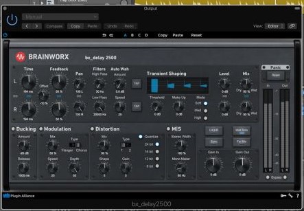 Plugin Alliance Brainworx bx_delay 2500