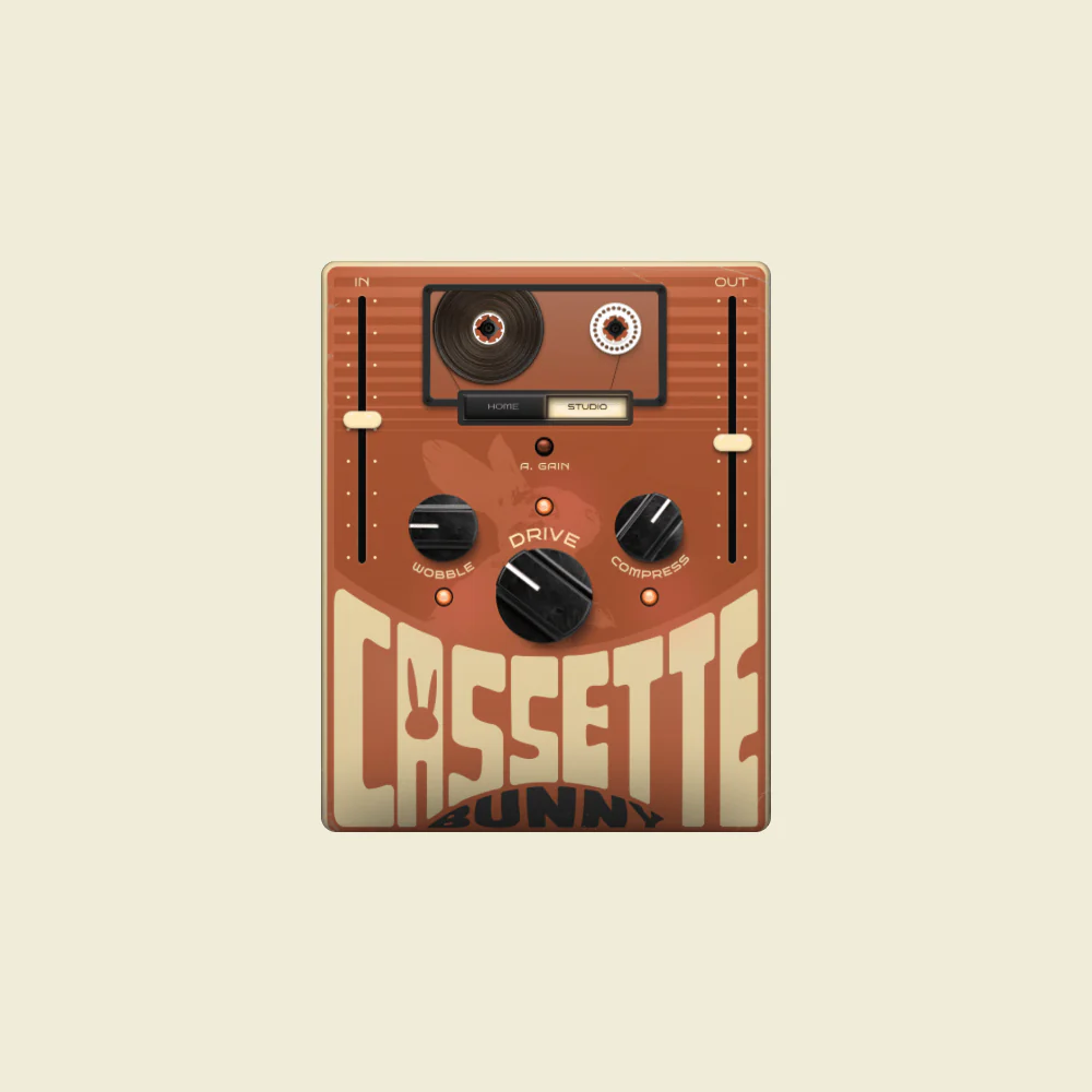 Safari Pedals Cassette Bunny - Lofi Warmth Tape Distortion