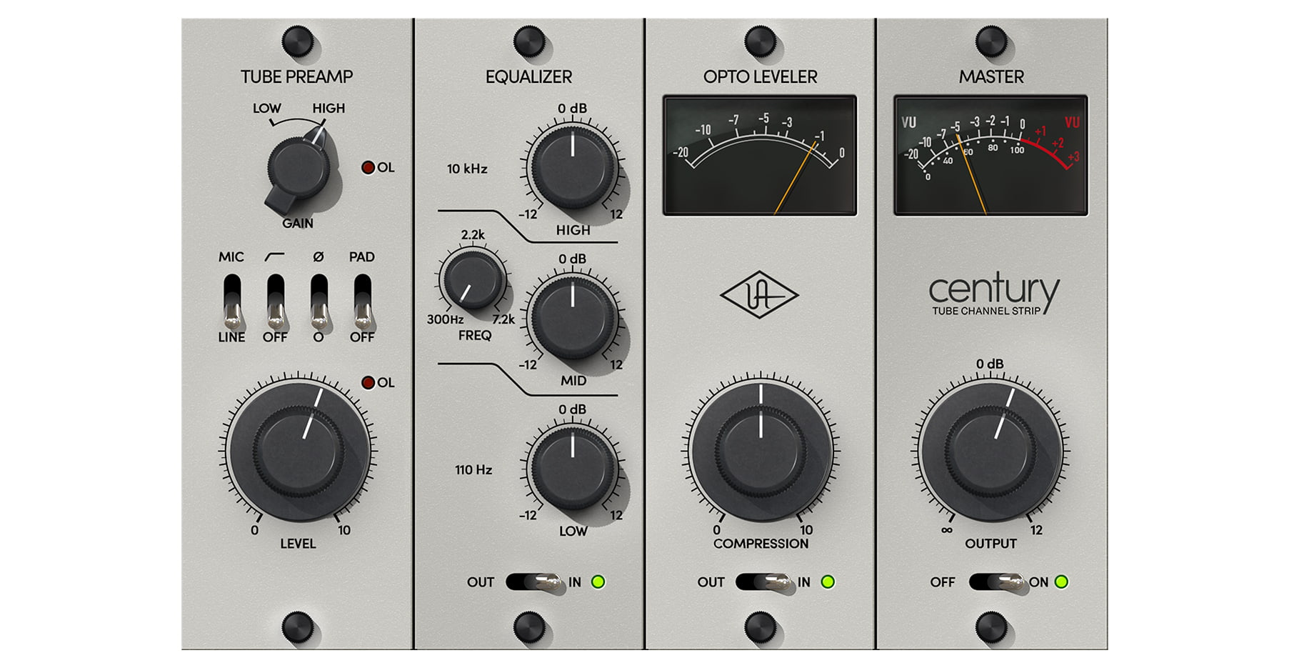 Universal Audio Polymax Synth + Century Tube Channel Strip