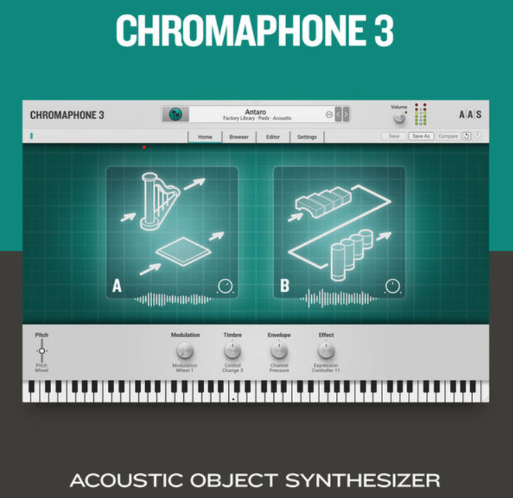 AAS Applied Acoustics Systems Chromaphone 3 (Plus 2 Sound Packs)
