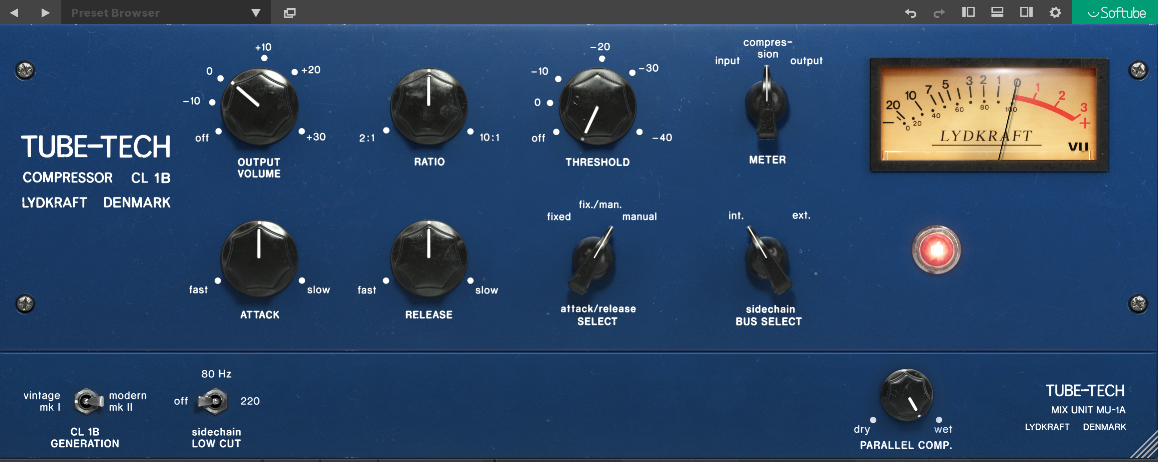 Softube Tube-Tech CL1B CL 1B MKII