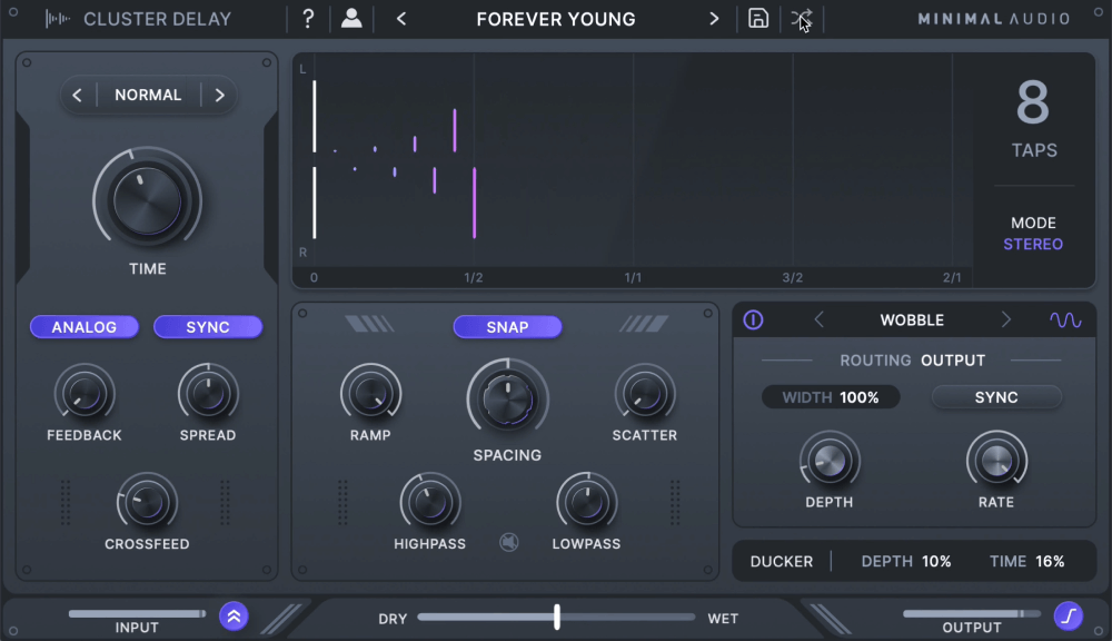 Minimal Audio Minimal Audio Cluster Delay