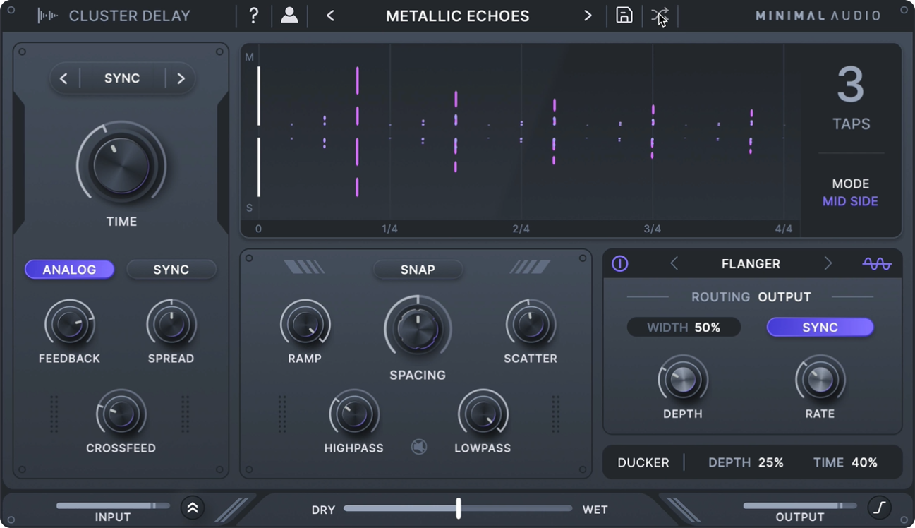 Minimal Audio Cluster Delay