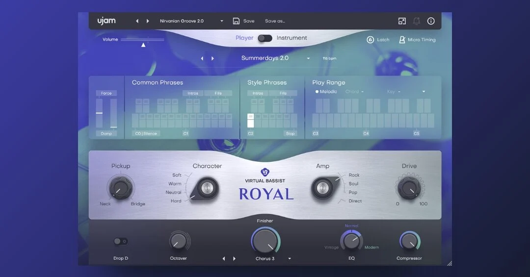 Ujam Virtual Bassist ROYAL - The Session Pro