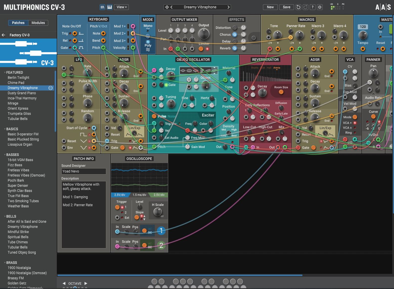 AAS Applied Acoustics Systems Multiphonics CV-3 + AAS soundbanks