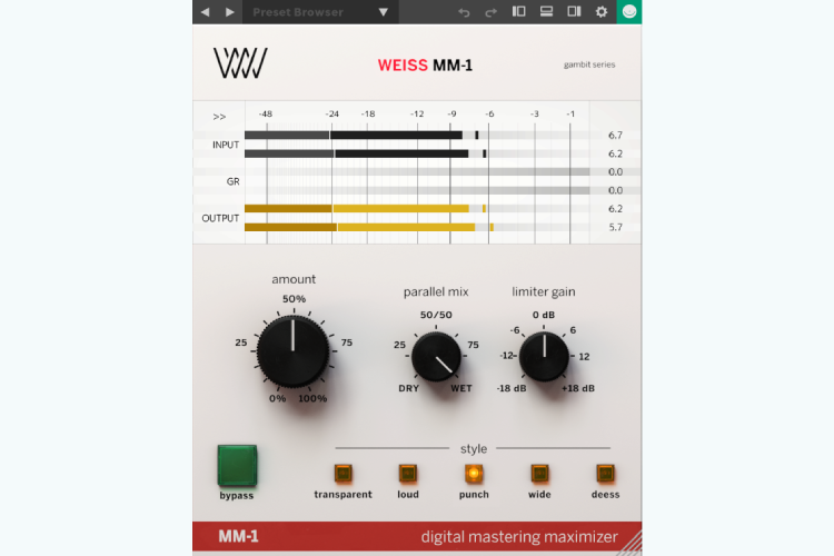 Softube Weiss MM-1 Mastering Maximizer