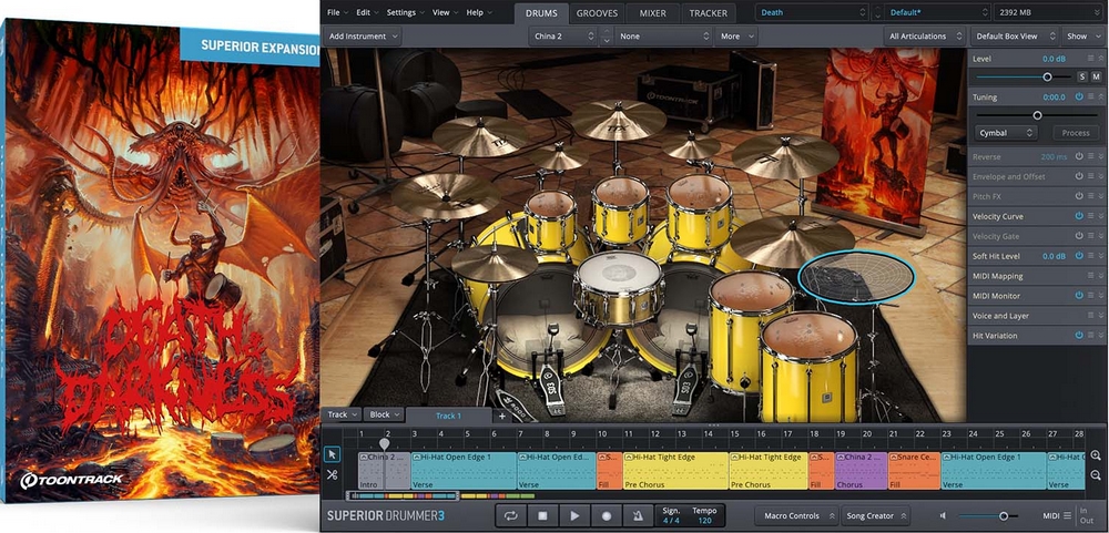 Toontrack SDX - Death & Darkness - for Superior Drummer     