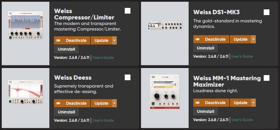 Softube Weiss DS1-MK3 Bundle