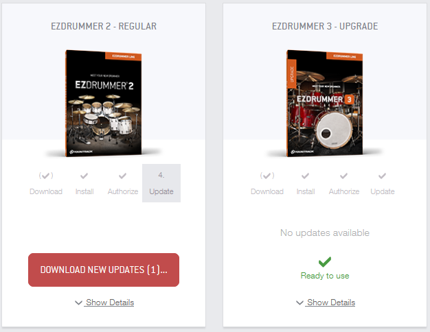 Toontrack EZdrummer 3 - EZD2 Regular + EZD3 Upgrade