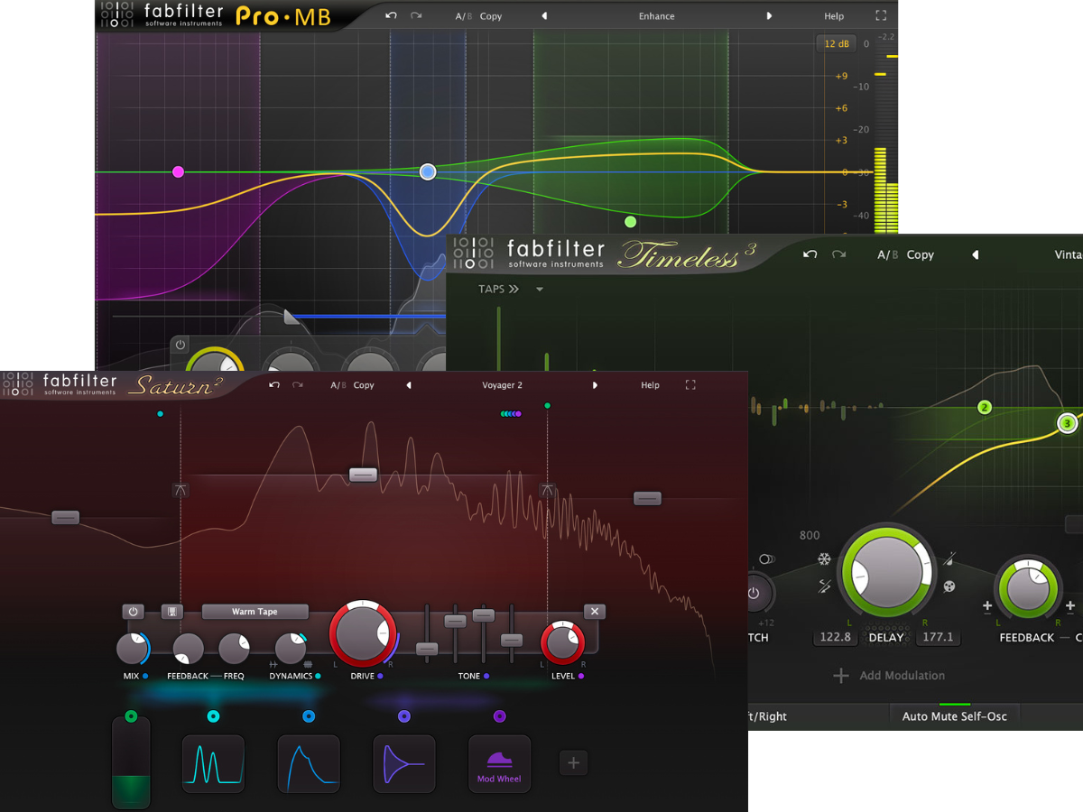 Fabfilter Bundle (Saturn 2, Pro-MB, Timeless 3)