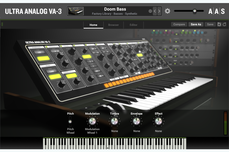 AAS Applied Acoustics Systems Ultra Analog VA-3 + 3 Sound Packs