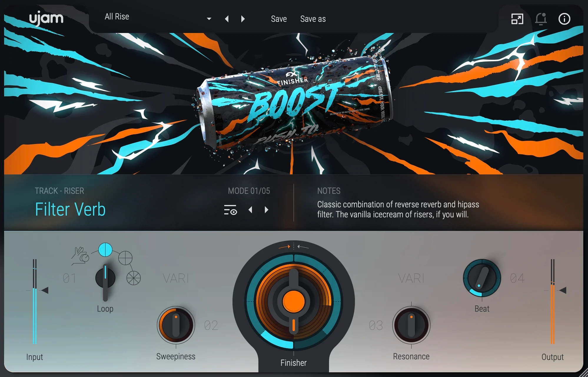 Ujam Finisher: BOOST
