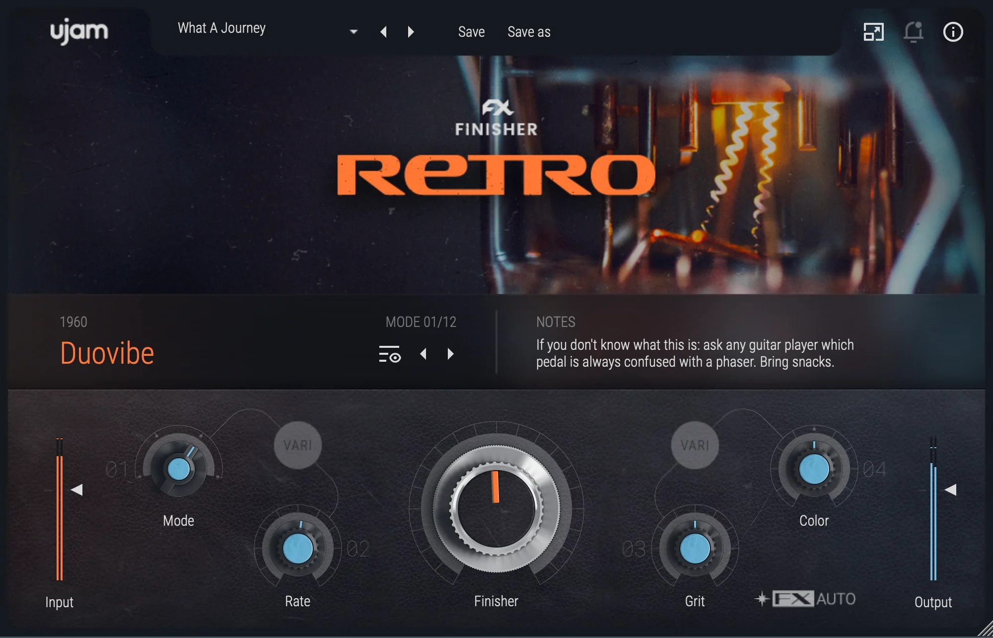 Ujam Finisher: RETRO