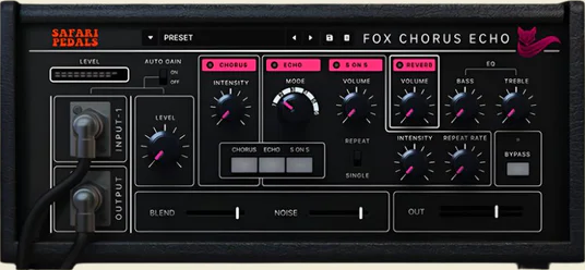 Safari Pedals Fox Echo Chorus