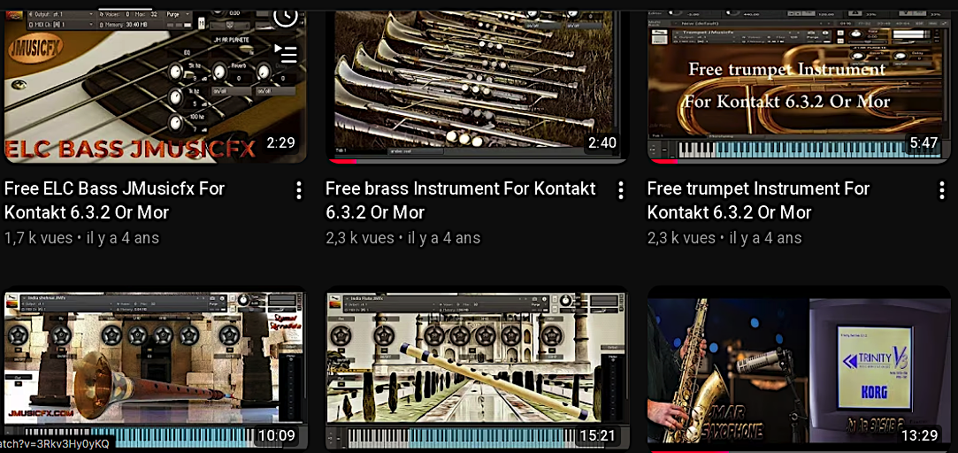 JMusicfx Free Libraries For Native Instruments Kontakt