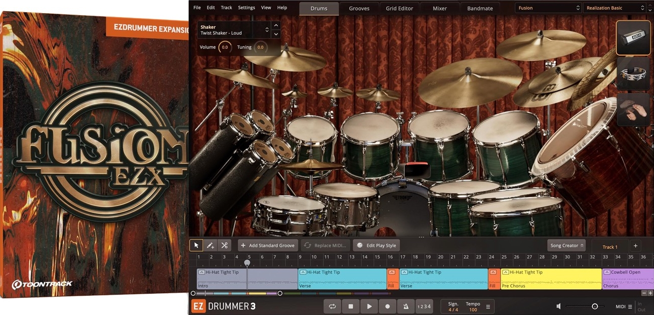 Toontrack Fusion EZX - for EZdrummer   3