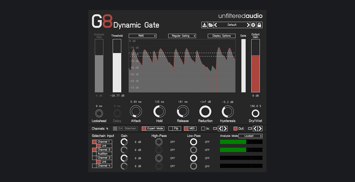 Unfiltered Audio Unfiltered Audio G8