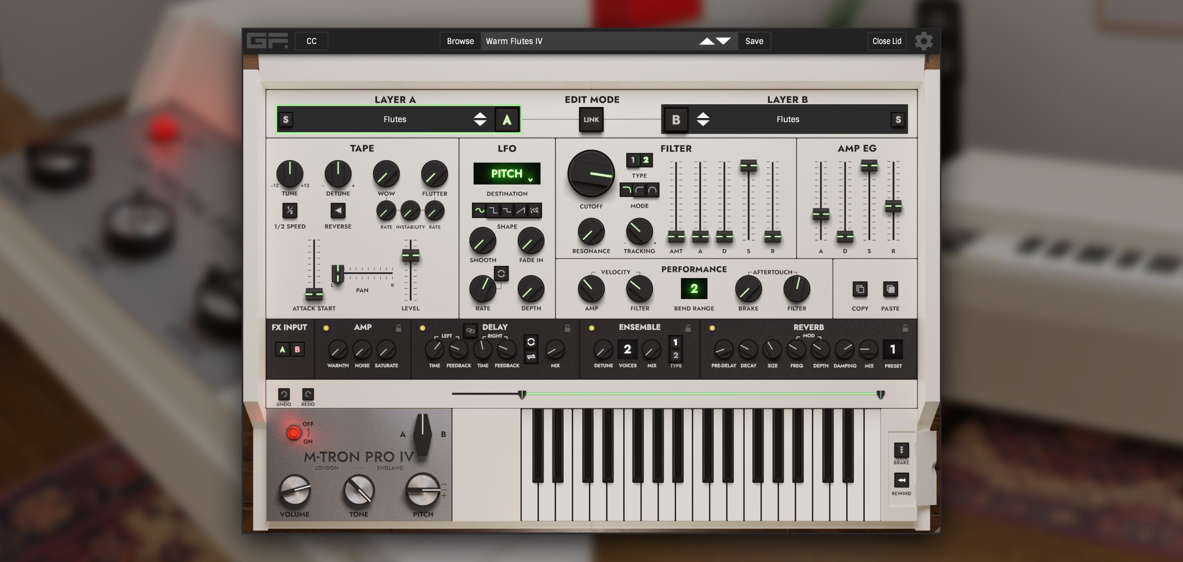 GForce M-Tron Pro IV + Hainbach Artist Expansion