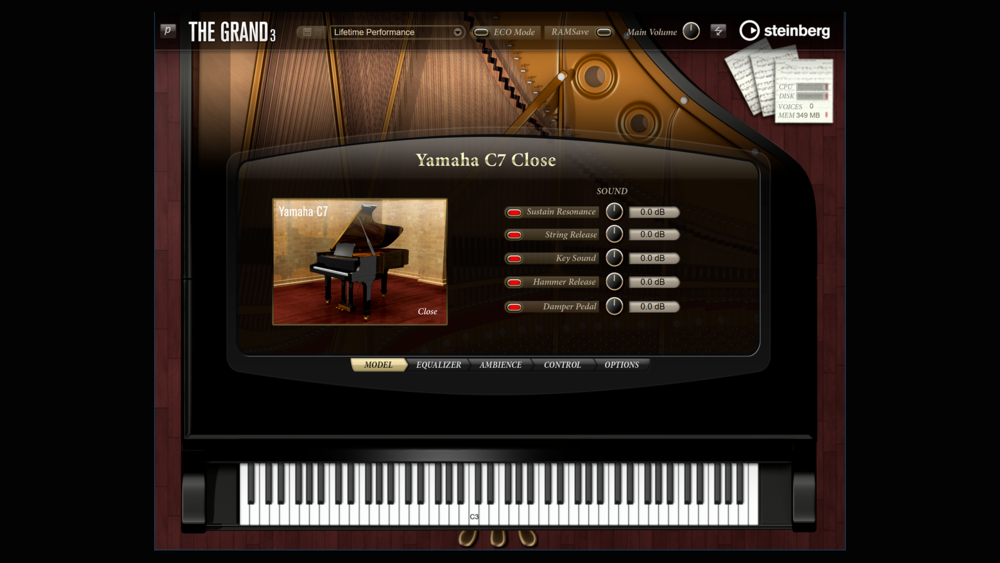 Steinberg The Grand 3 piano instrument