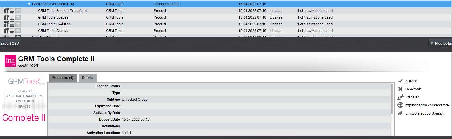 ina GRM Tools Complete II