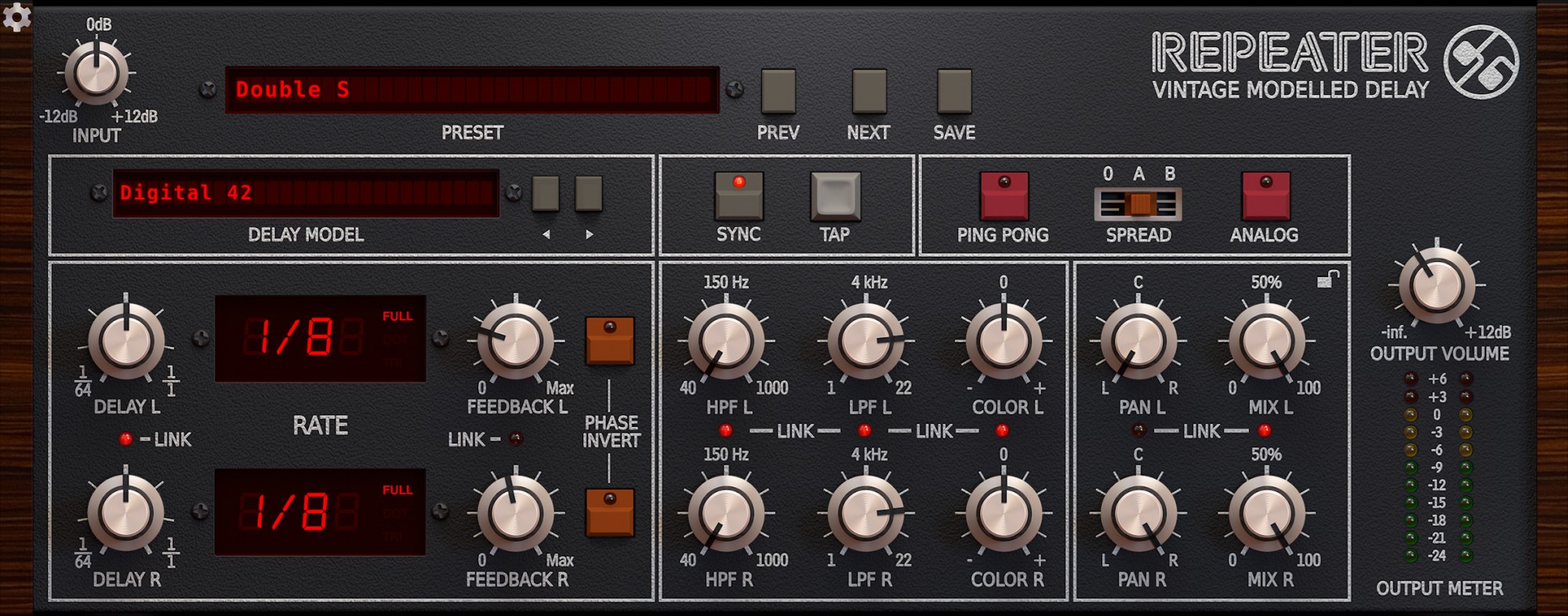 D16 Group Repeater (Vintage Modelled Delay)