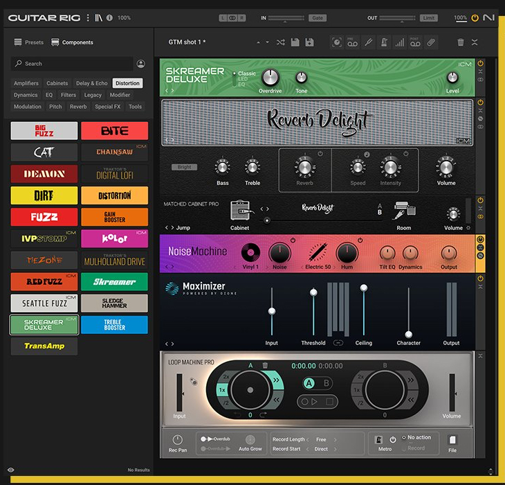 Native Instruments Guitar Rig 7 Pro – virtual amps, pedals, effects