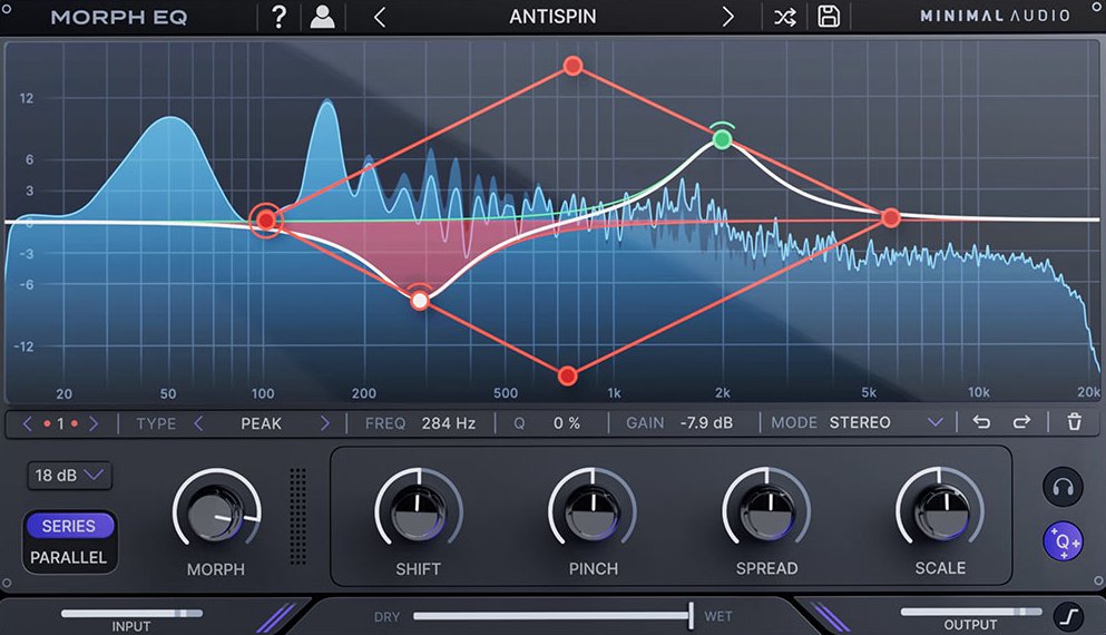 Minimal Audio Morph EQ