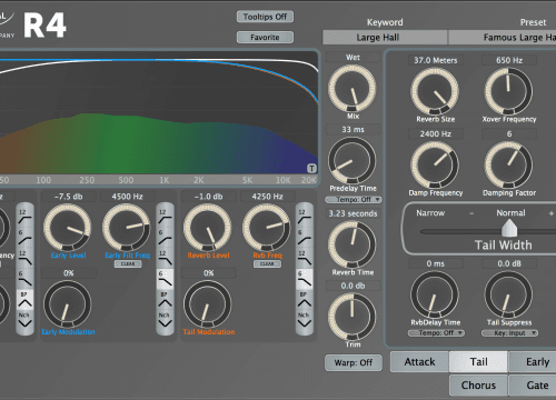 Exponential Audio R4 (Stereo Reverb)