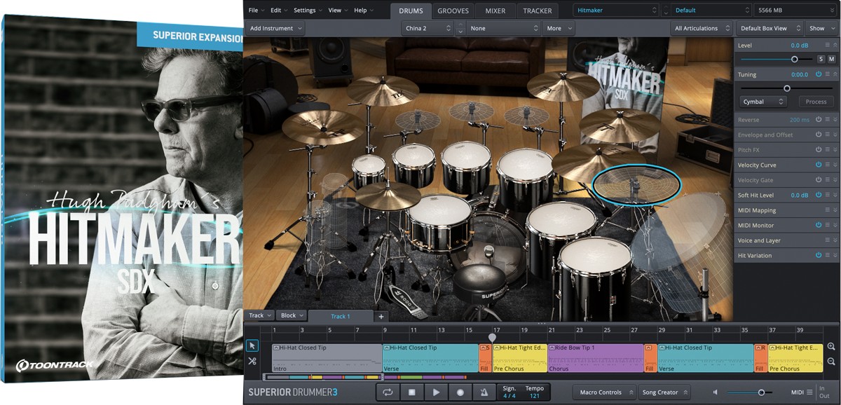 Toontrack SDX - Hitmaker for Superior Drummer      3