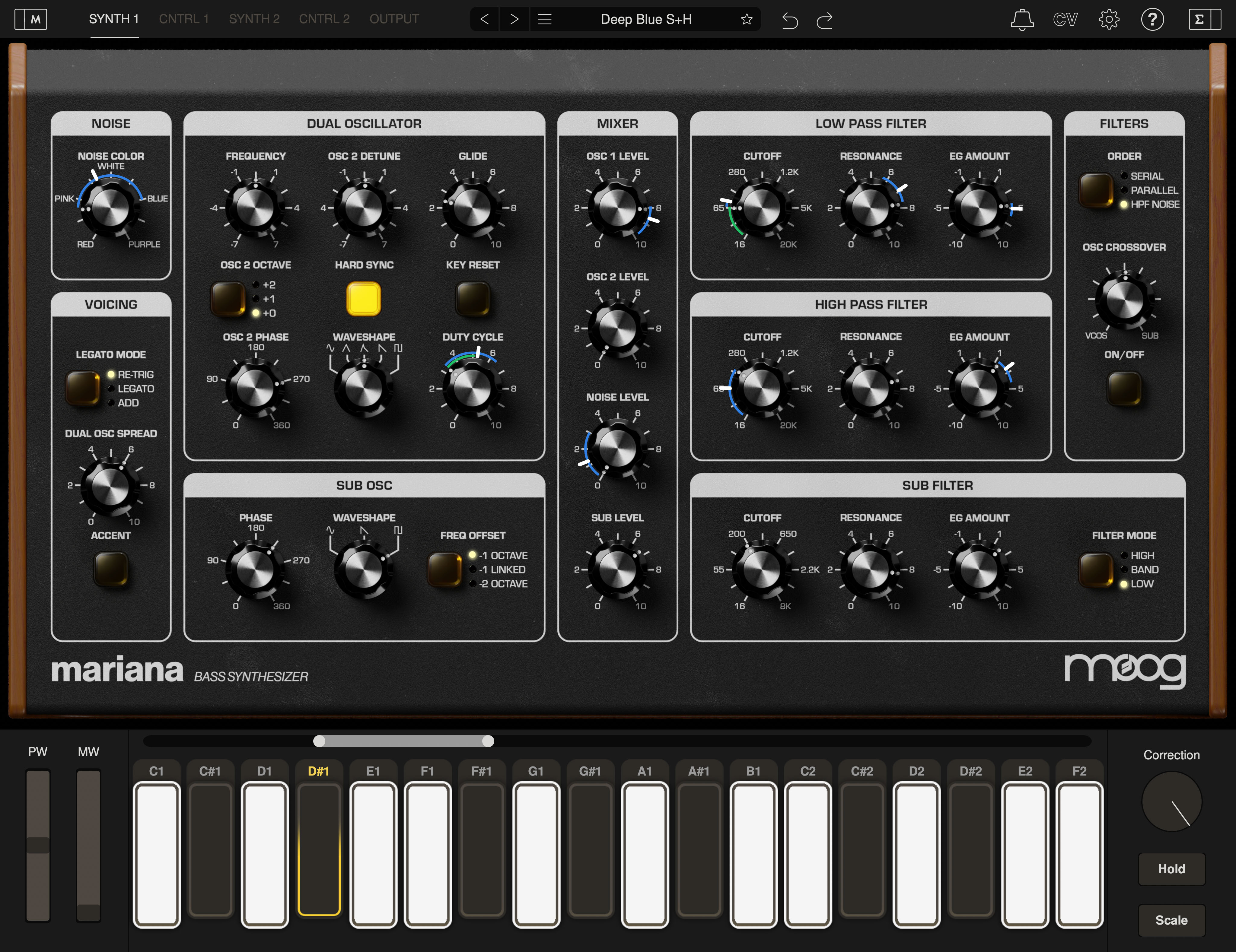 moog Moog Mariana Bass Synthesizer