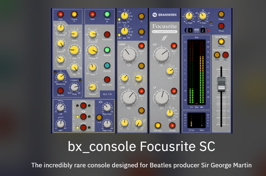 Brainworx bx_console Focusrite SC