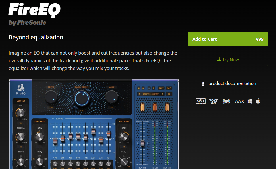 United Plugins FireEQ
