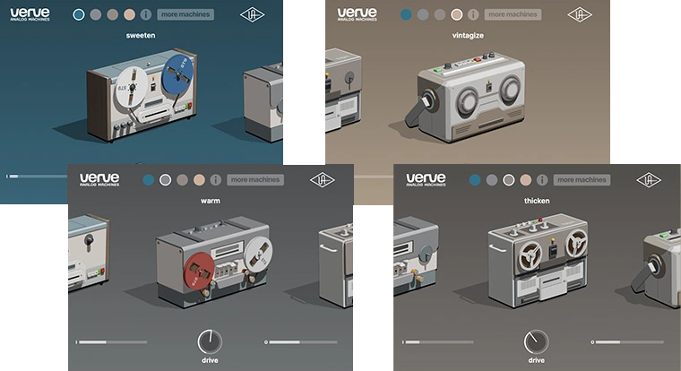Universal Audio Verve Analog Machines Essentials